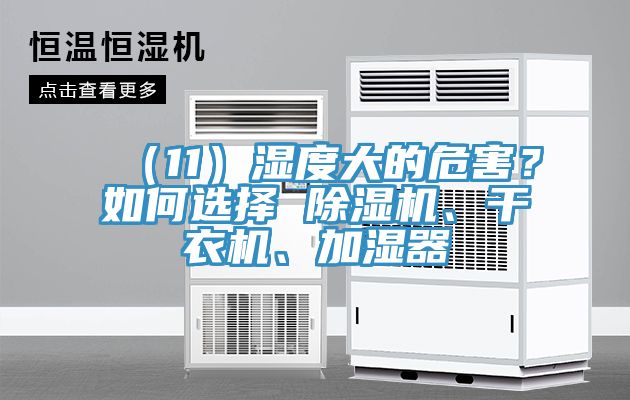 （11）濕度大的危害？如何選擇 除濕機、干衣機、加濕器